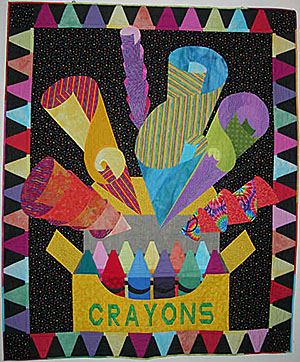 Crayon Quilt by Judy